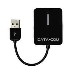 DATACOM - Mini Hub 4 Puertos USB 2.0 Pronobel