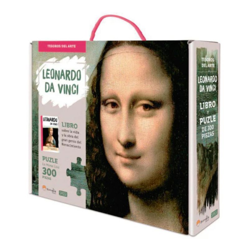 MANOLITO BOOKS - Libro y Puzzle Leonardo Da Vinci - La Monna Lisa