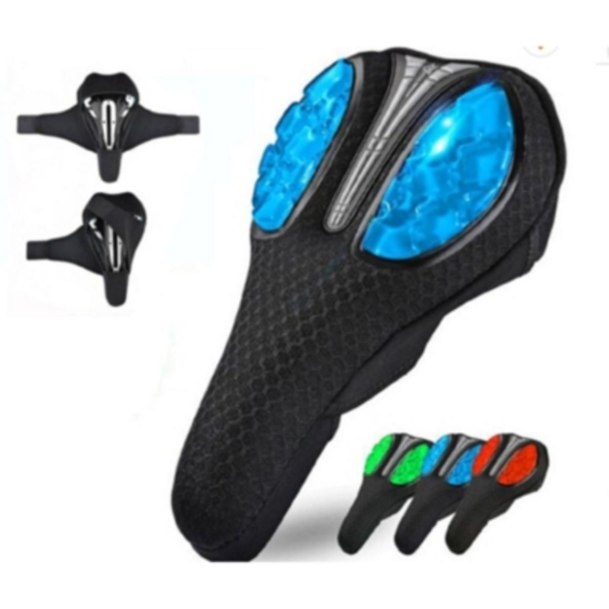 ROCKBROS - Cubre asiento sillín bicicleta inbike gel velcro