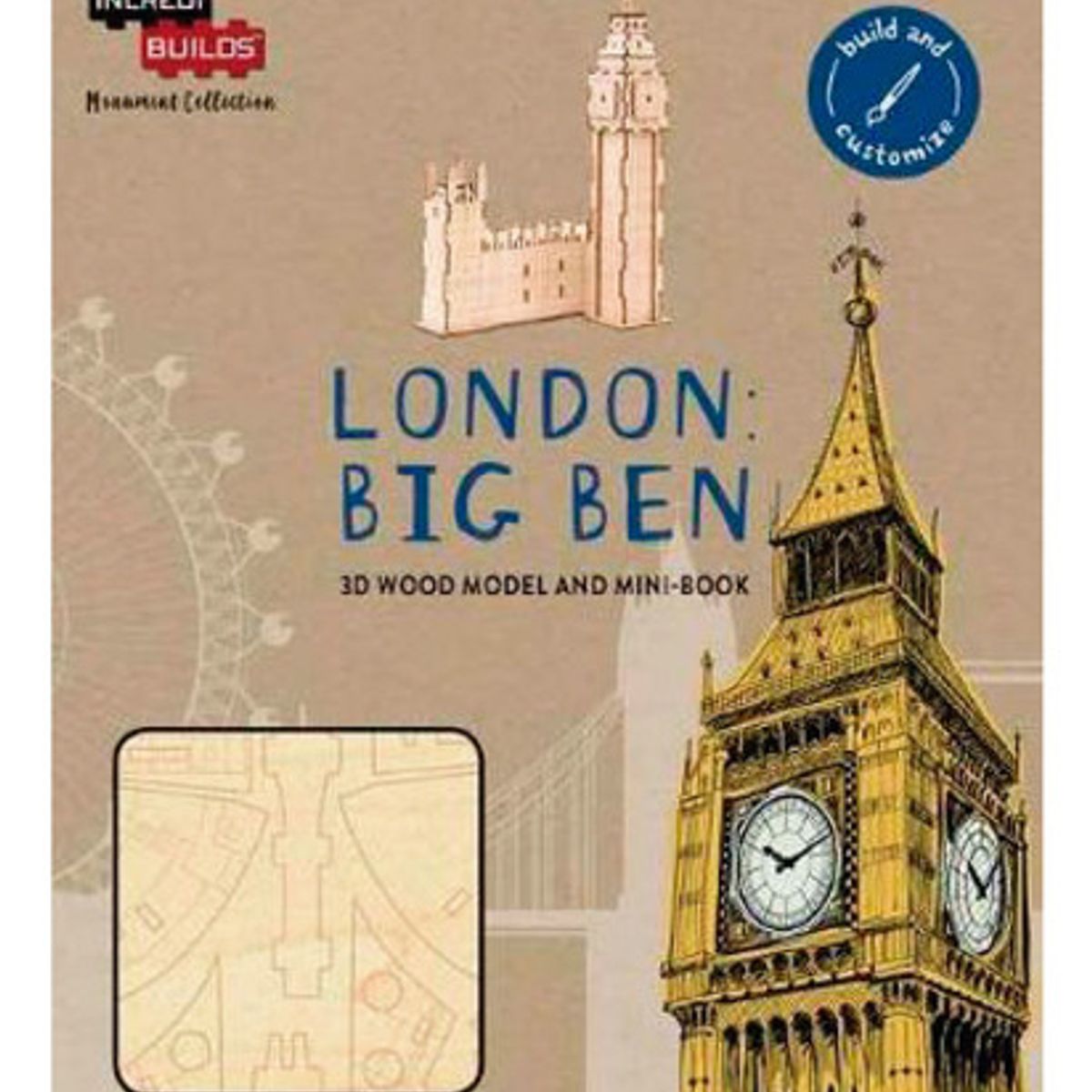 RETAILEXPRESS - Londres Big Ben: Modelo Armable En Madera
