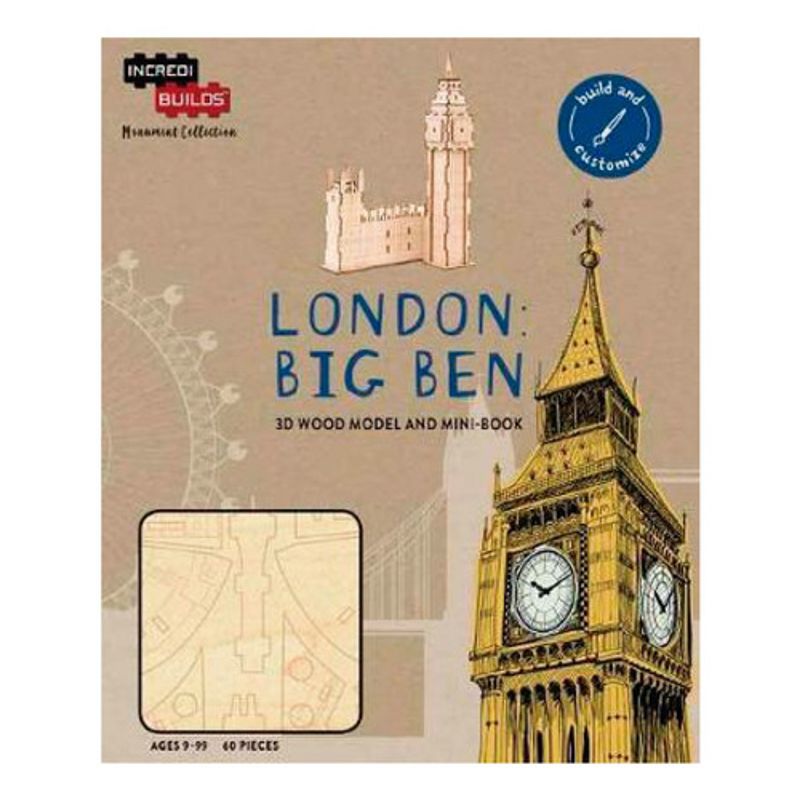 RETAILEXPRESS - Londres Big Ben: Modelo Armable En Madera