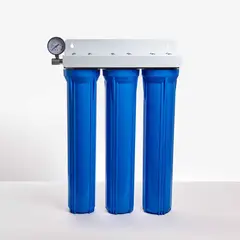 AQUA IONIC - Filtro De Agua Para Casa o Parcela Triple Filtracion 20 x 2.5
