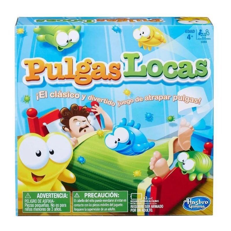 HASBRO - Pulgas Locas - Hasbro - Juego de Mesa - Español.-