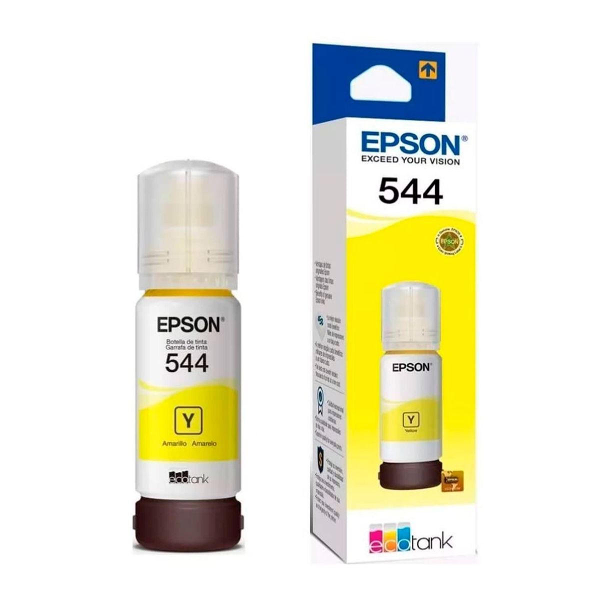 EPSON - Pack 4 Botellas De Tinta Epson Originales T544 Ecotank