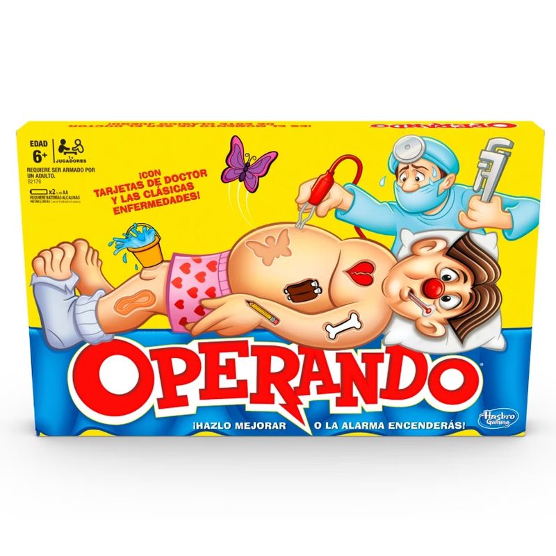 HASBRO - Operando Niños Hasbro - Juego de Mesa - Español
