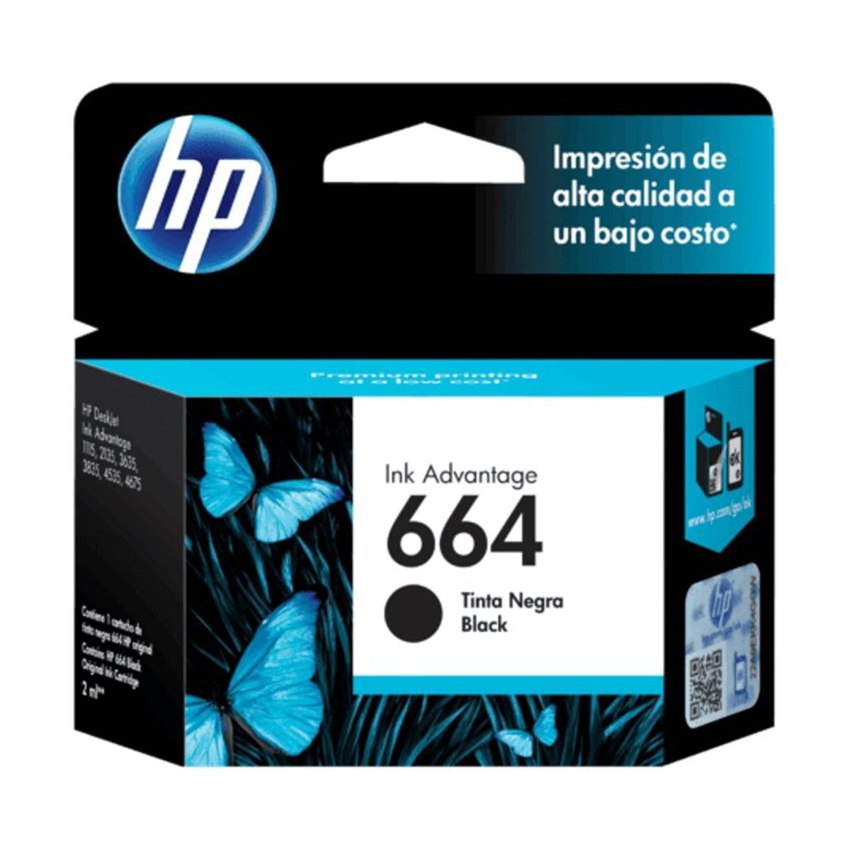 HP - Pack cartucho de tinta hp 664 negro + tri color