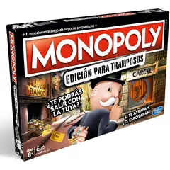 HASBRO - Monopoly Cheaters Edición Tramposos -