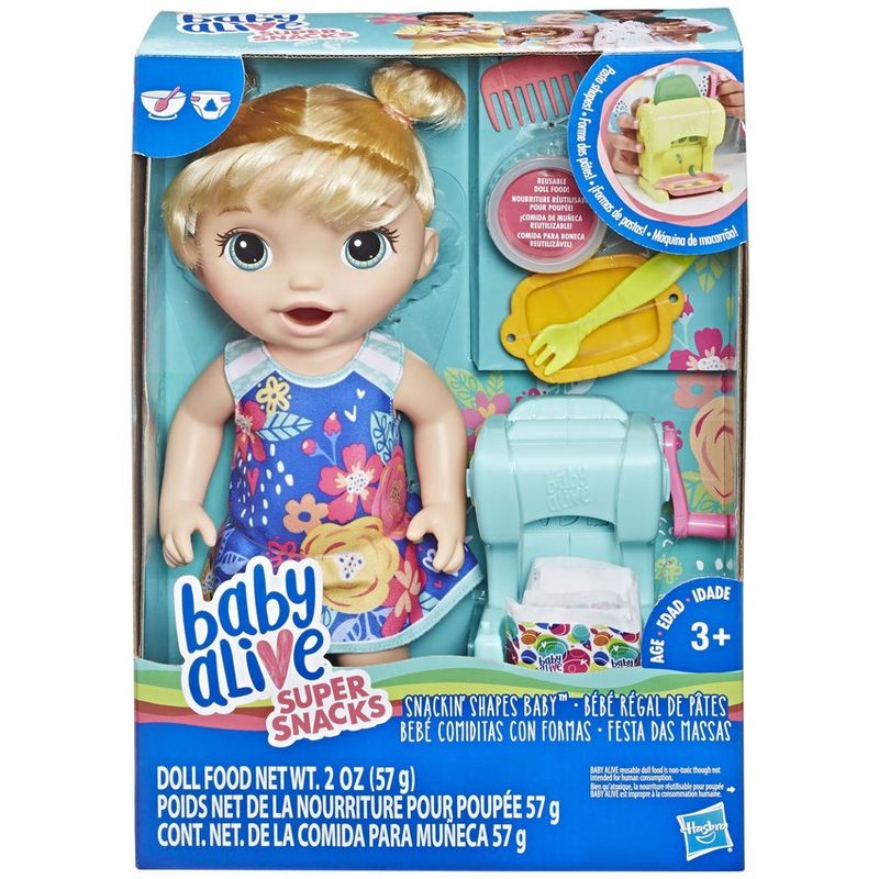 HASBRO - Muñeca Baby Alive Comiditas Con Forma Bebe - Hasbro