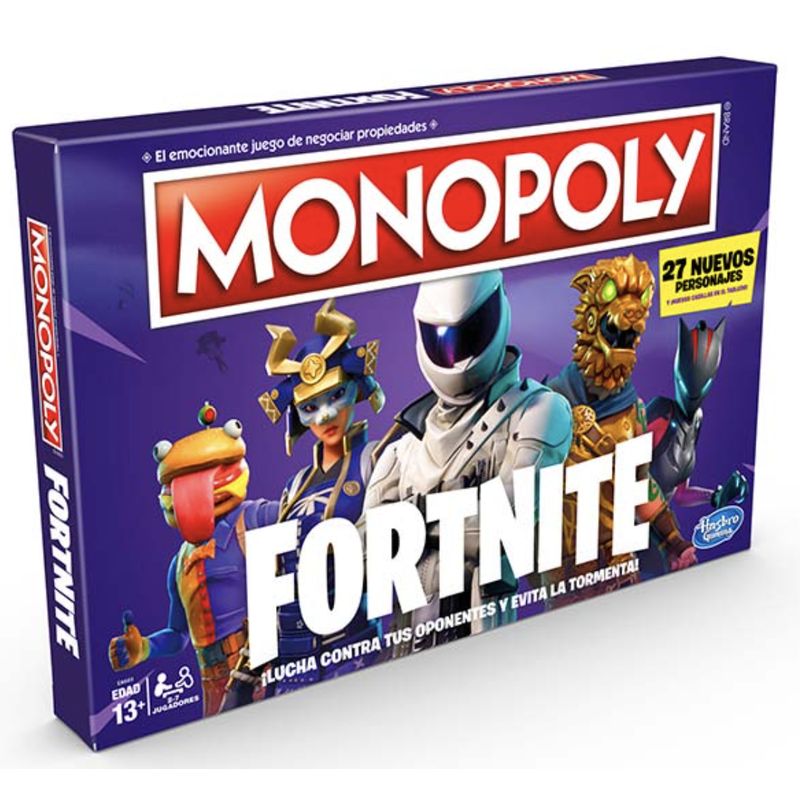 HASBRO - Monopoly Fortnite Original Hasbro - Juego de Mesa - Español