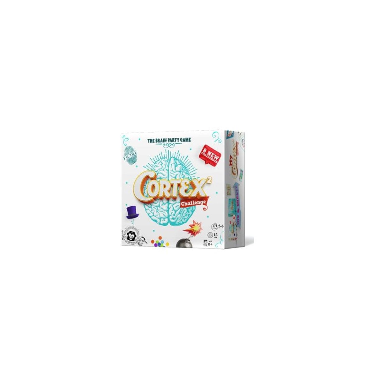 ASMODEE - Cortex Challenge 2 (Blanco) - Juego de Mesa - Español