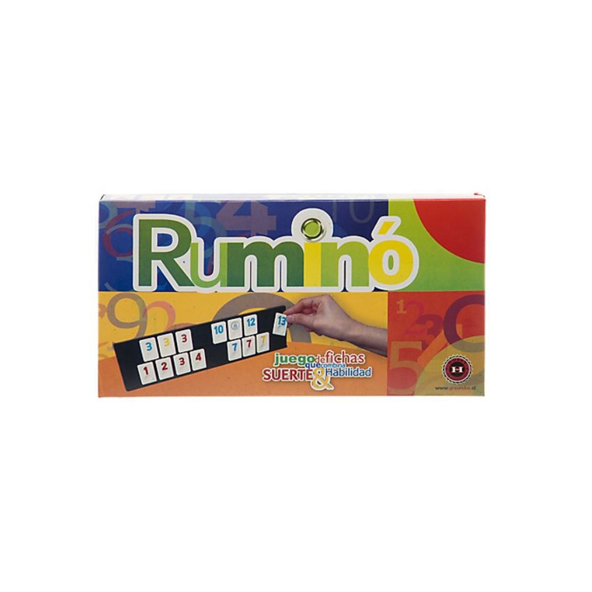 BLACK - Rummy Rumino - Diverti - Juego de Mesa - Español