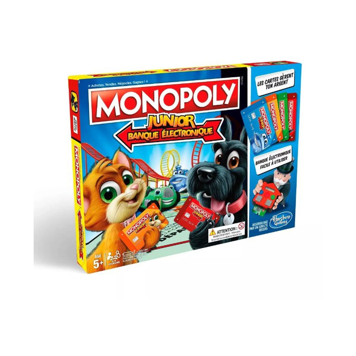 HASBRO - Monopoly Junior Banco Electrónico - Hasbro