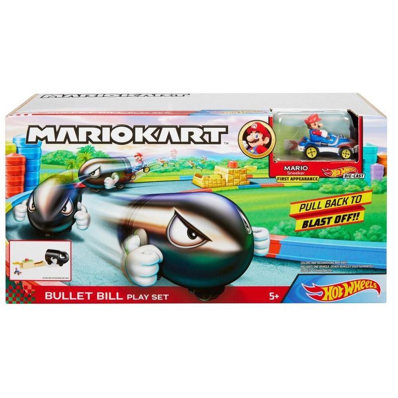 HOT WHEELS - Autopista HotWheels Mario Kart Bullet Bill Bala