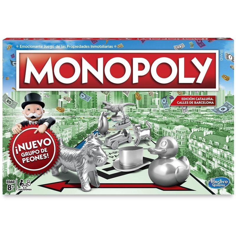 HASBRO - Monopoly Clasico Nuevo - Hasbrogaming - Monopolio