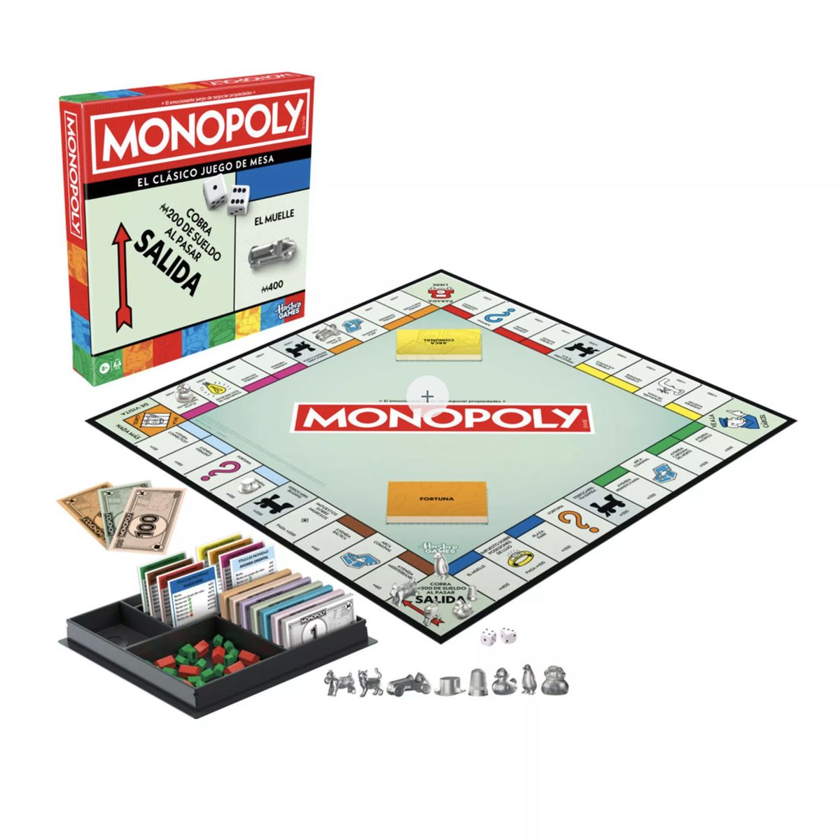HASBRO - Monopoly Clasico Nuevo - Hasbrogaming - Monopolio