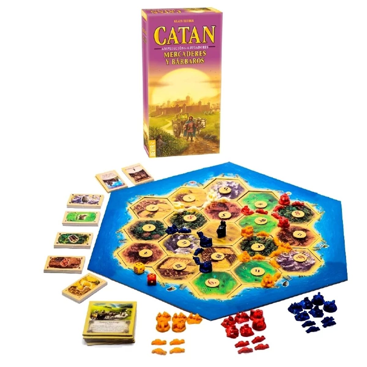 DEVIR - Catan Mercaderes Y Barbaros - Ampliación 5 Y 6 Jugadores