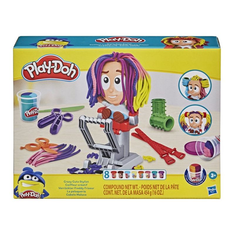 HASBRO - Play Doh Divertida Peluqueria + 8 Masas Hasbro
