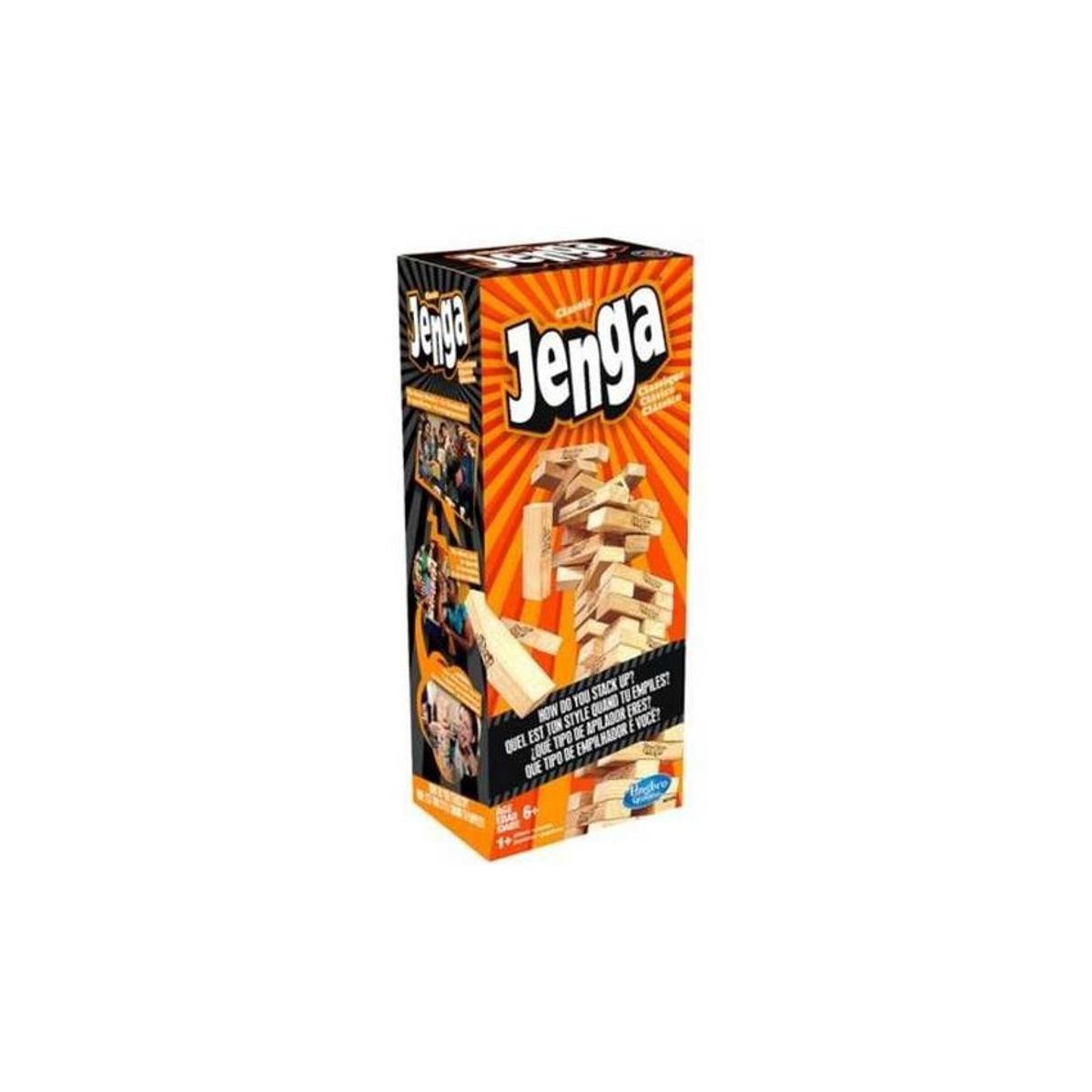 HASBRO - Clasico Jenga Original Hasbro - Juego de Mesa - Español