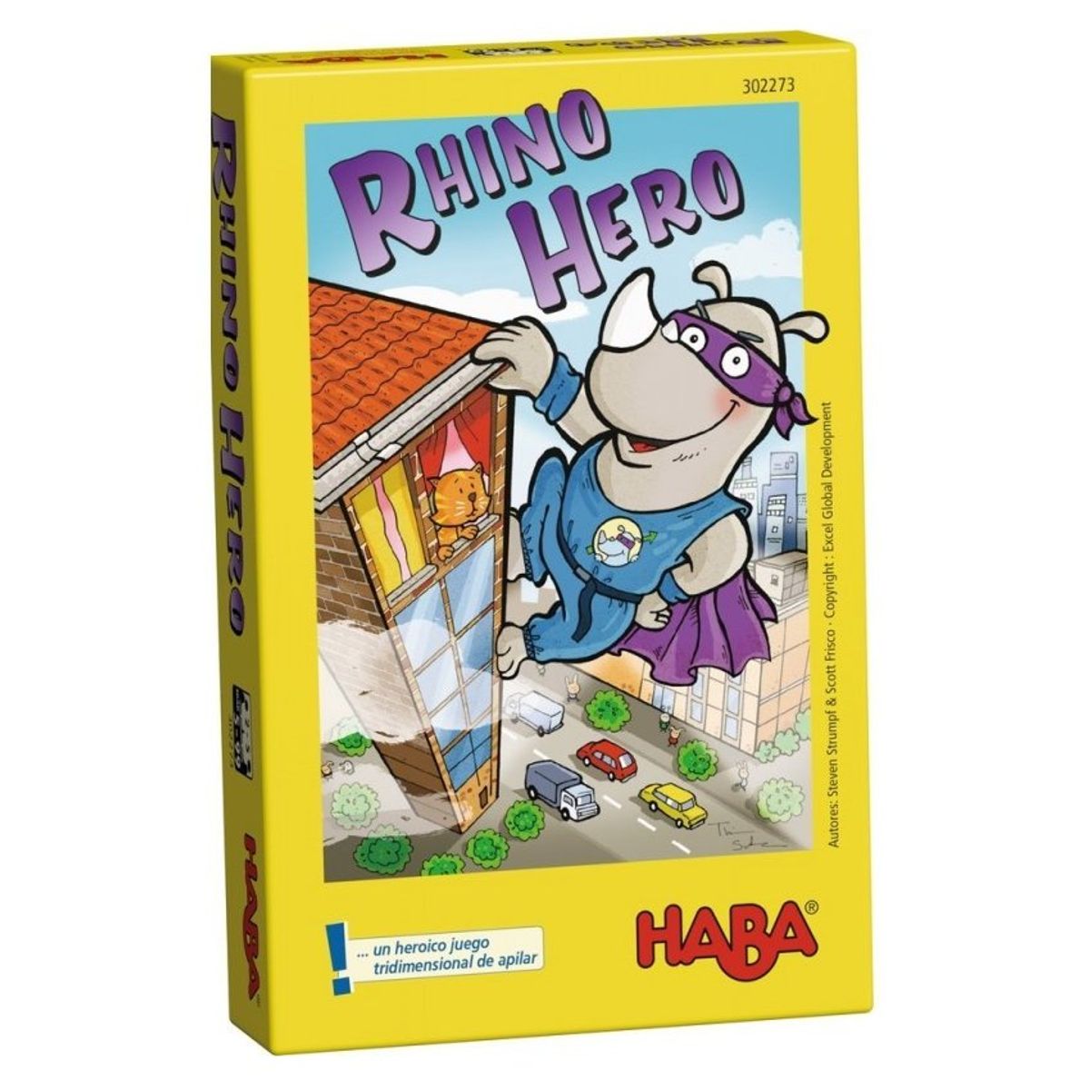 HABA - Rhino Hero - Didactico Niños Haba - Juego de Mesa - Español