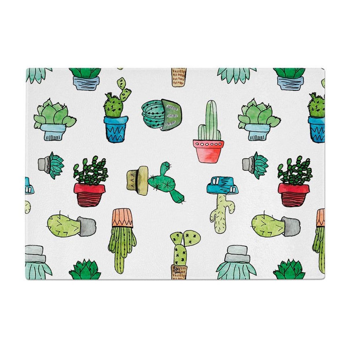 PAPER HOME - Tabla picar vidrio chica paper-home cactus