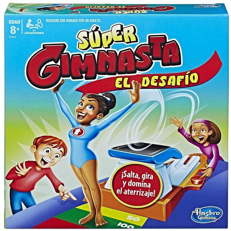 HASBRO - Super Gimnasta El Desafio - Juego de Mesa - Español