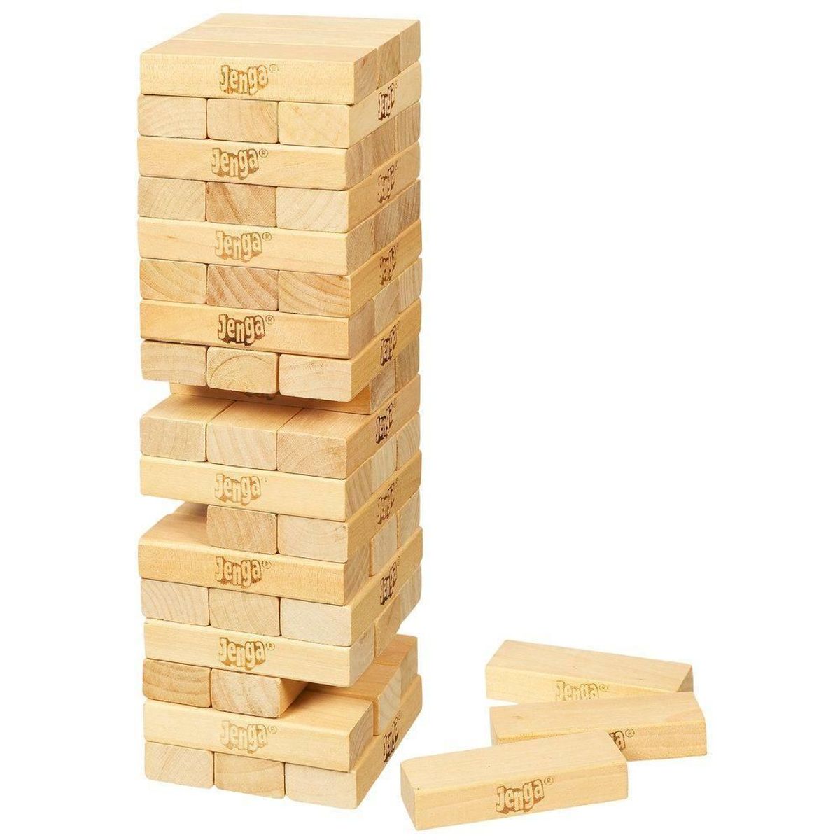 ANSALDO - Juego de mesa GAMING JENGA 54 bloques de madera