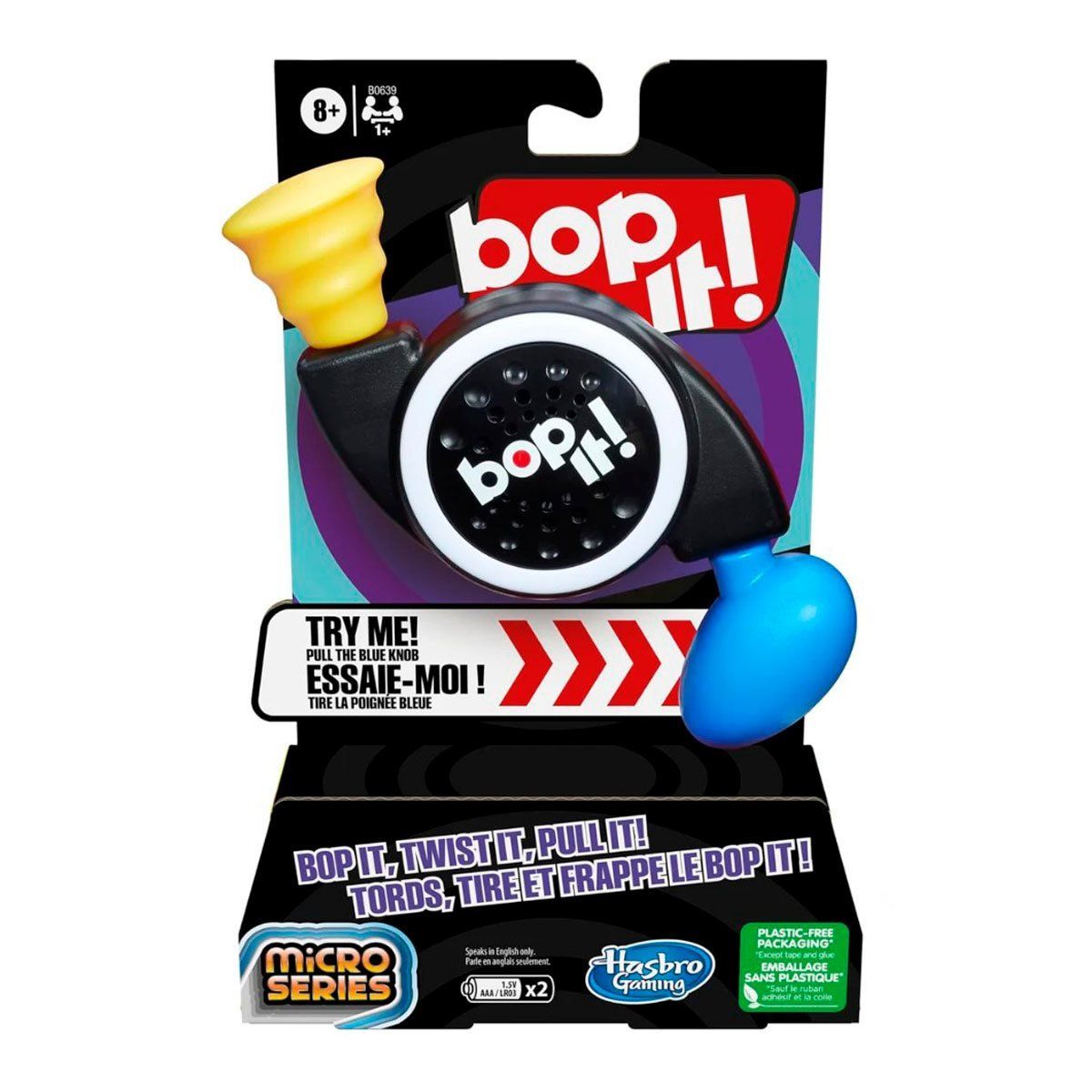 HASBRO - Juego de mesa GAMING Bop It Micro Series portátil