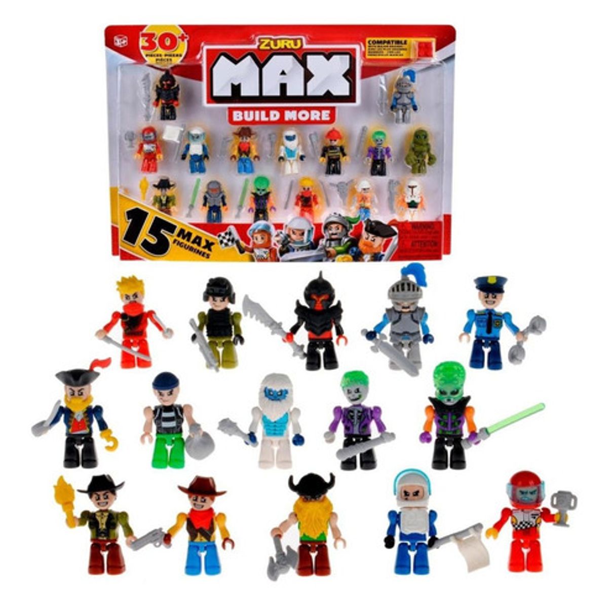 ANSALDO - Bloques MAX pack 15 figuras construcción