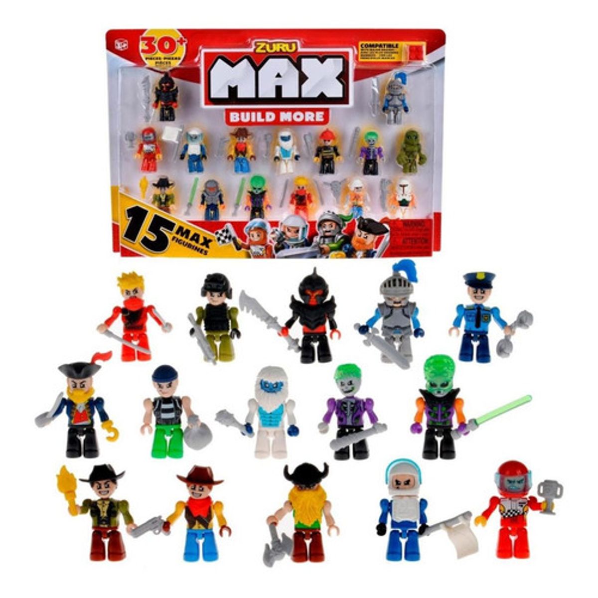 ANSALDO - Bloques MAX pack 15 figuras construcción