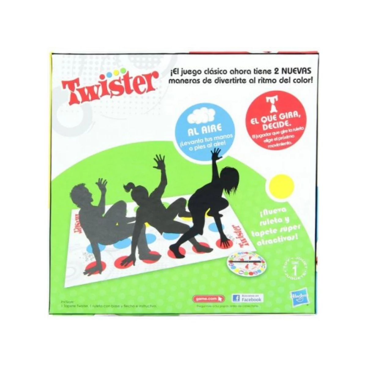 ANSALDO - Juego de mesa GAMING clásico Twister diversión en grupo