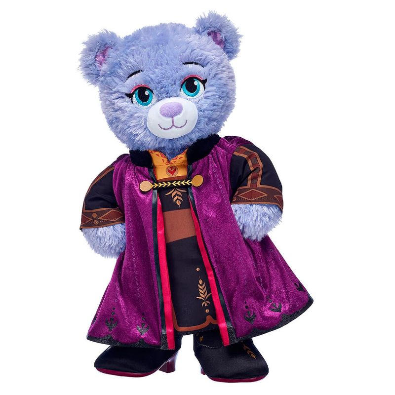 BUILD A BEAR - Peluche Build-A-Bear Ana Disney Frozen 2 Con Traje Y Zapatos