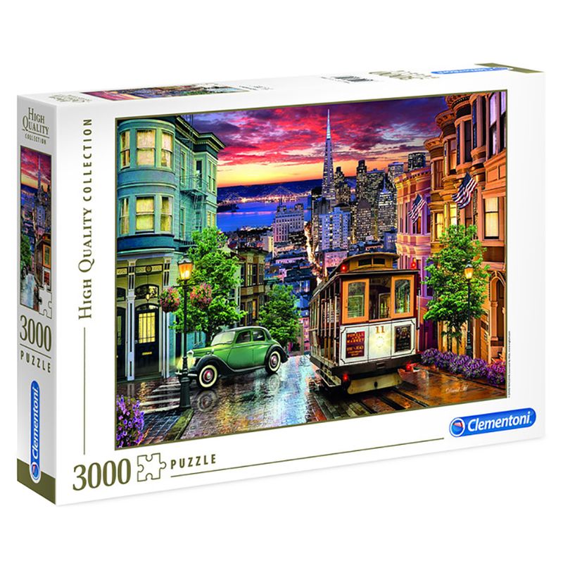 CLEMENTONI - Puzzle 3000 Pcs  San Francisco