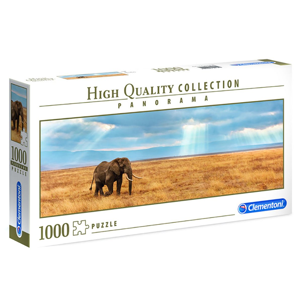 CLEMENTONI - Puzzle 1000 Pcs Panorama Elefante