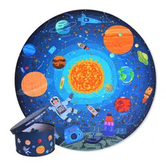 MIDEER - Puzzle Circular Viajando Por El Espacio