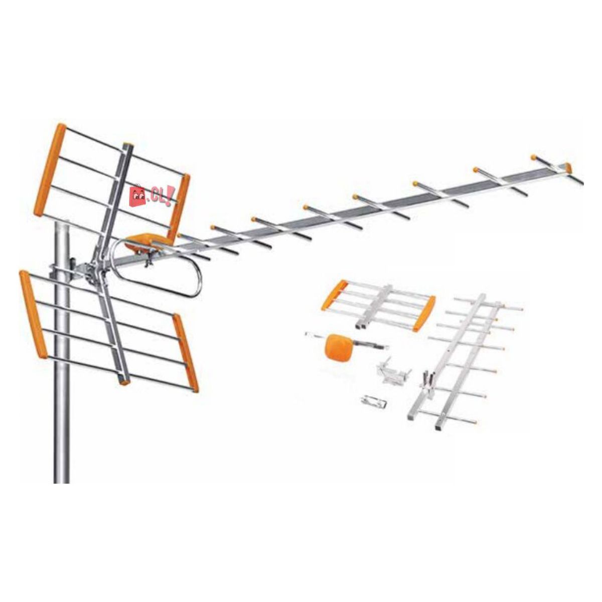 GENERICO - Antena Tv Digital Hdtv Exterior - Puntostore