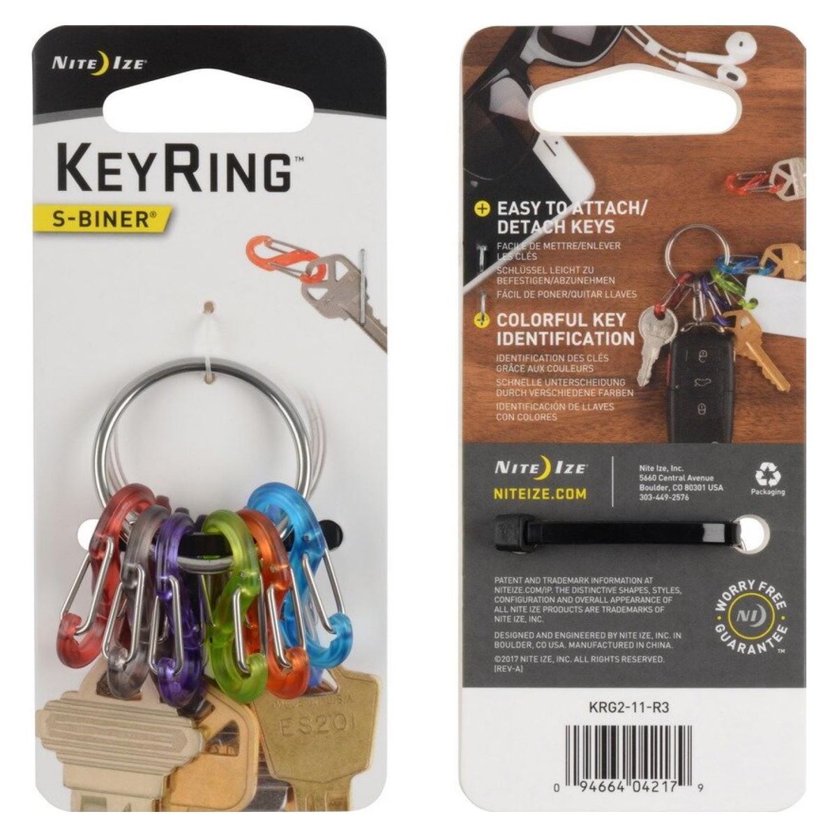 NITE IZE - Keyring S-Biner Llavero Nite Ize Multicolor