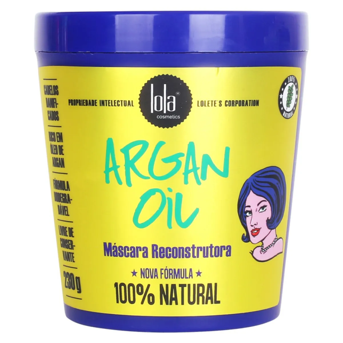 LOLA COSMETICS - Mascara Argan Reconstructiva.-