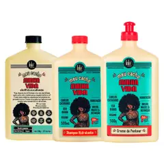 LOLA COSMETICS - Pack Meu Cacho Shampoo Acondicionador y Crema de Peinar.-