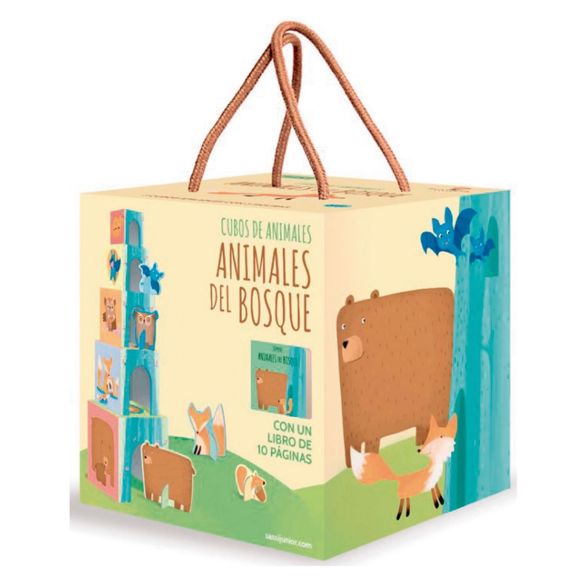 MANOLITO BOOKS - Libro Mas Bloques Animales Del Bosque