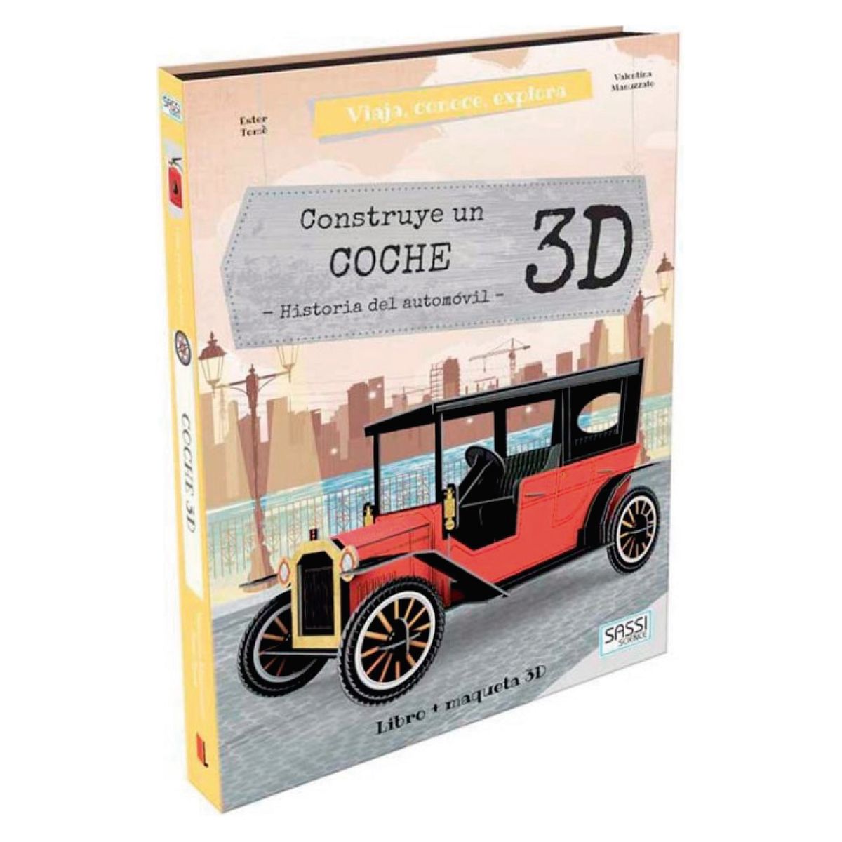 MANOLITO BOOKS - Libro Mas Maqueta Construye Un Coche 3D