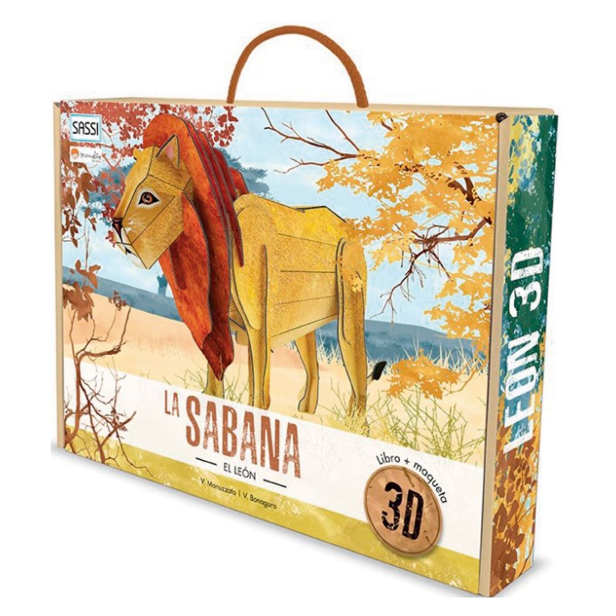 MANOLITO BOOKS - Libro Mas Maqueta La Sabana Leon 3D