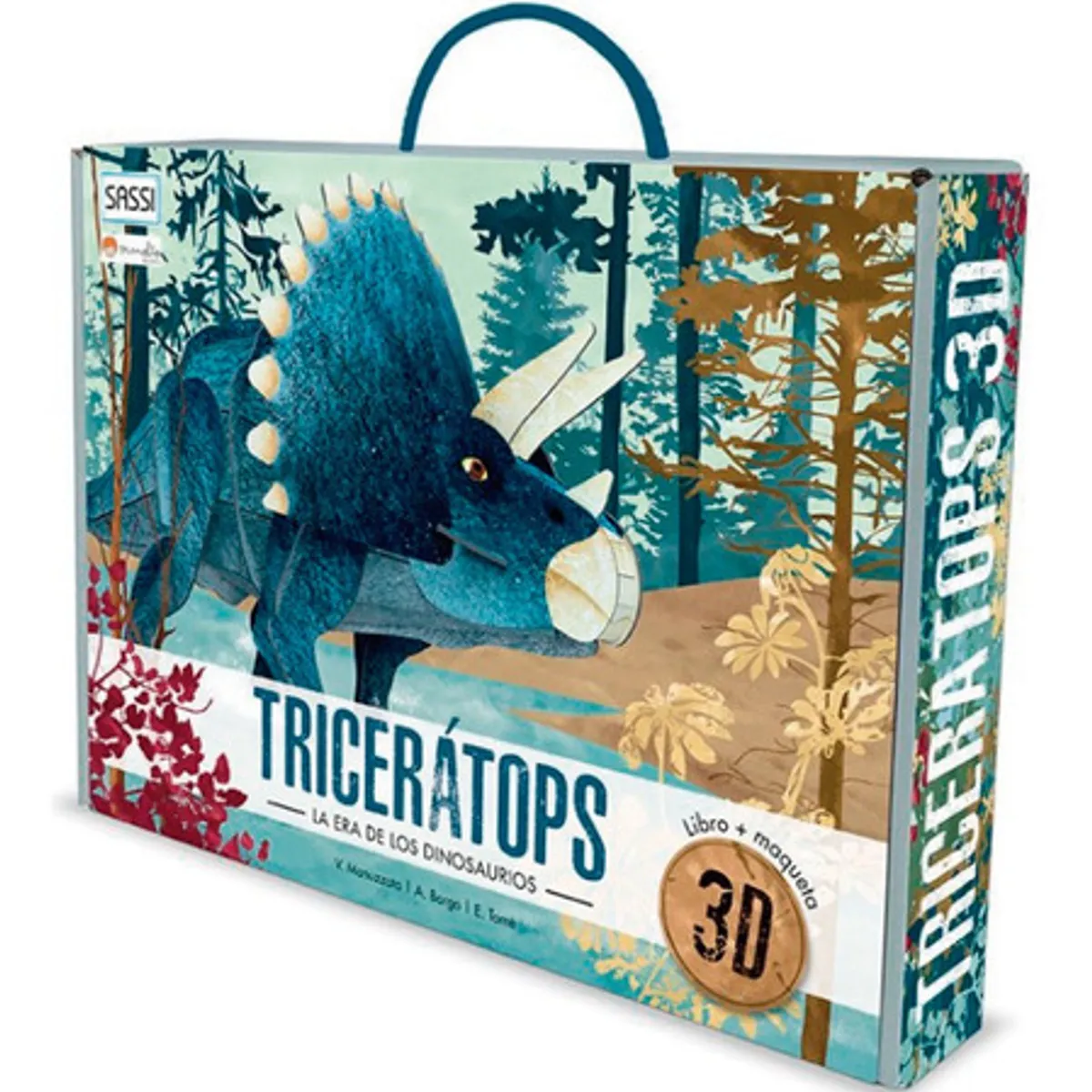 MANOLITO BOOKS - Libro Mas Maqueta Triceratops 3D