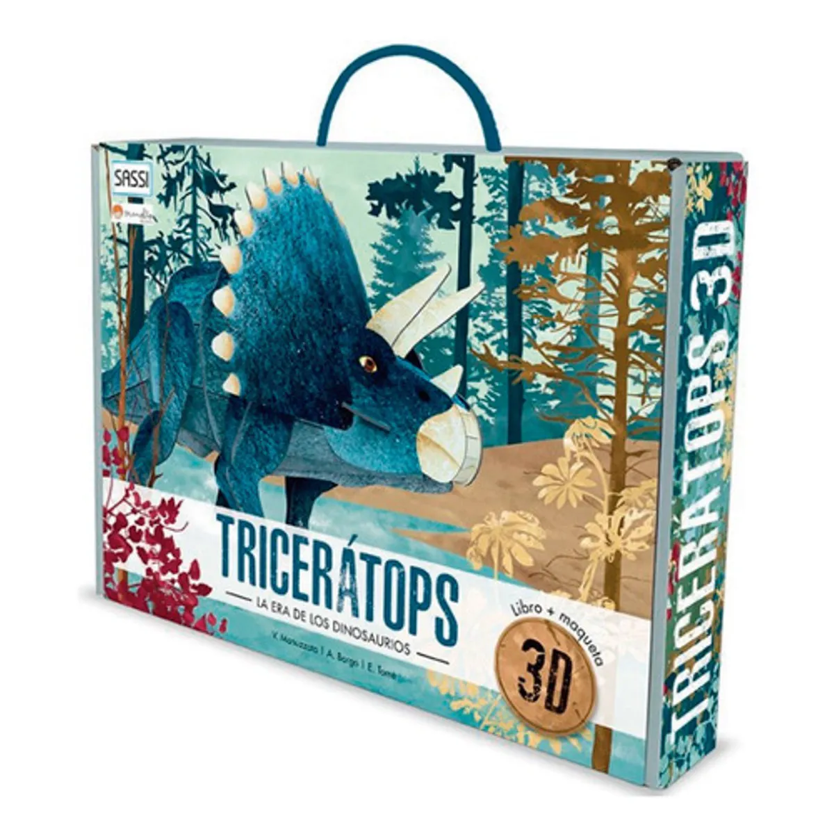 MANOLITO BOOKS - Libro Mas Maqueta Triceratops 3D