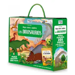 MANOLITO BOOKS - Libro y Puzzle Dinosaurios