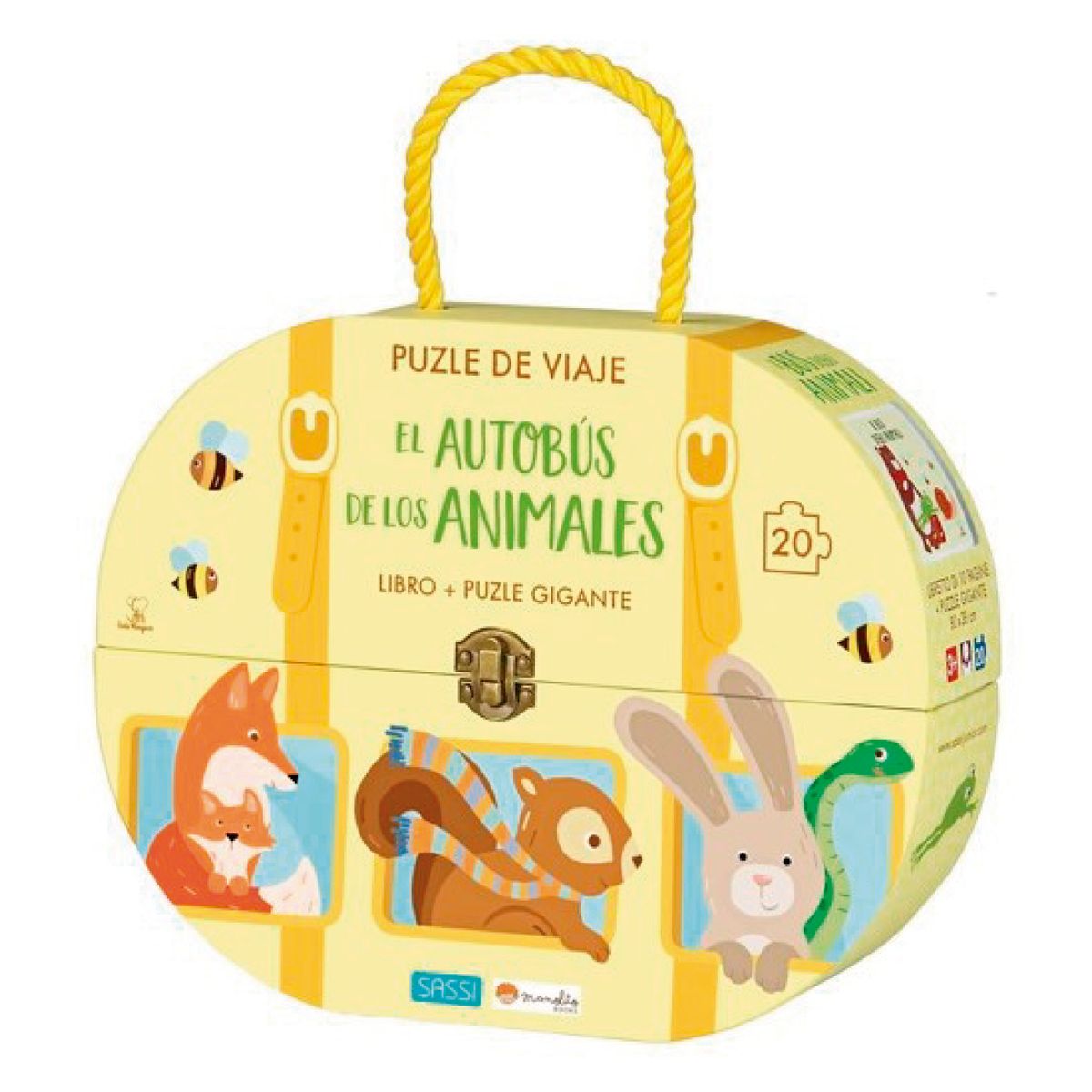 MANOLITO BOOKS - Libro y Puzzle El Autobus De Los Animales