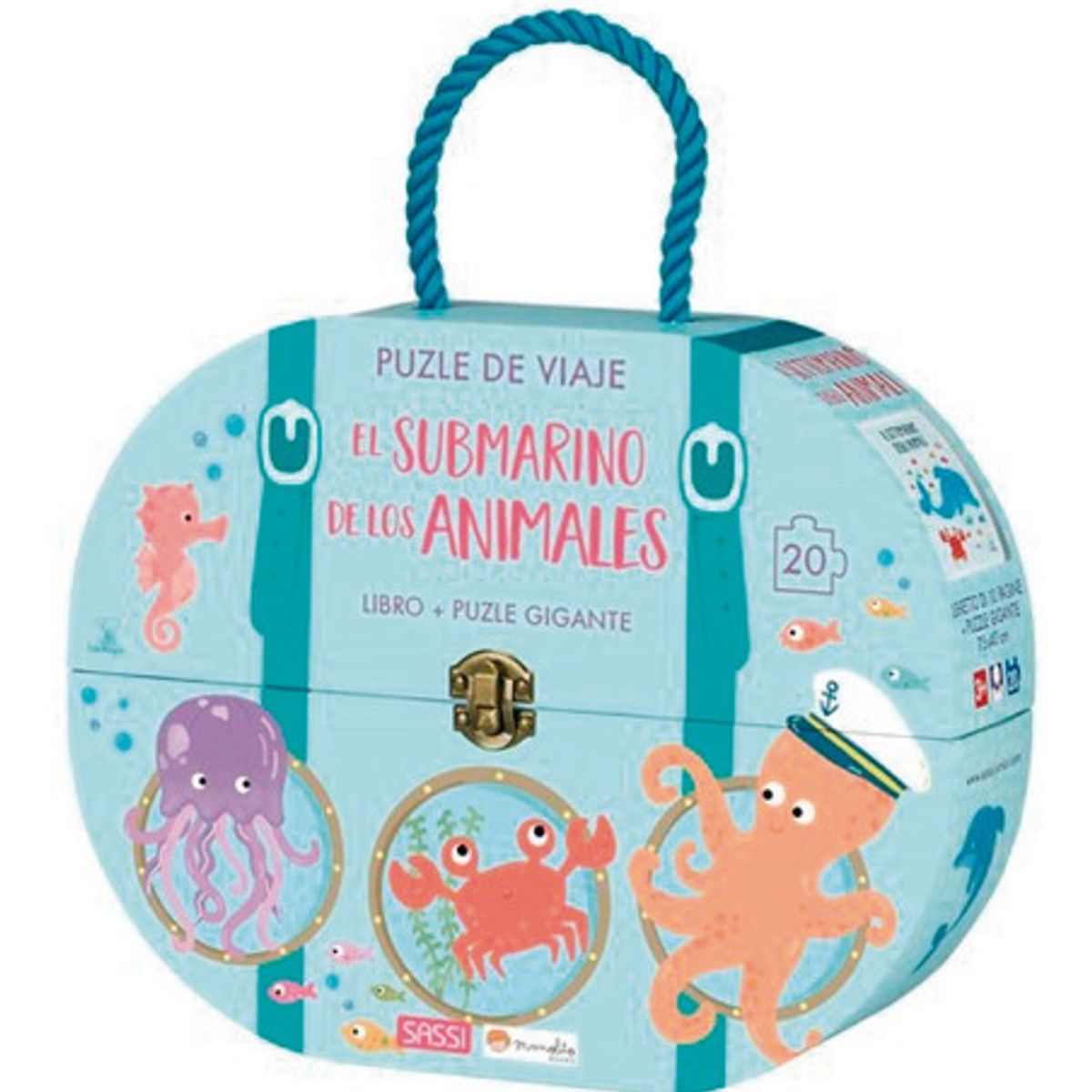 MANOLITO BOOKS - Libro y Puzzle El Submarino De Los Animales