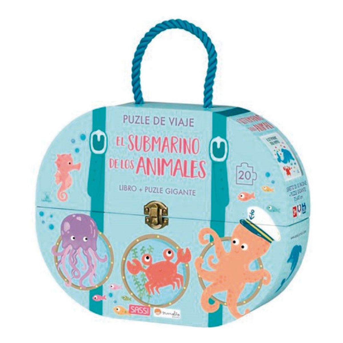 MANOLITO BOOKS - Libro y Puzzle El Submarino De Los Animales
