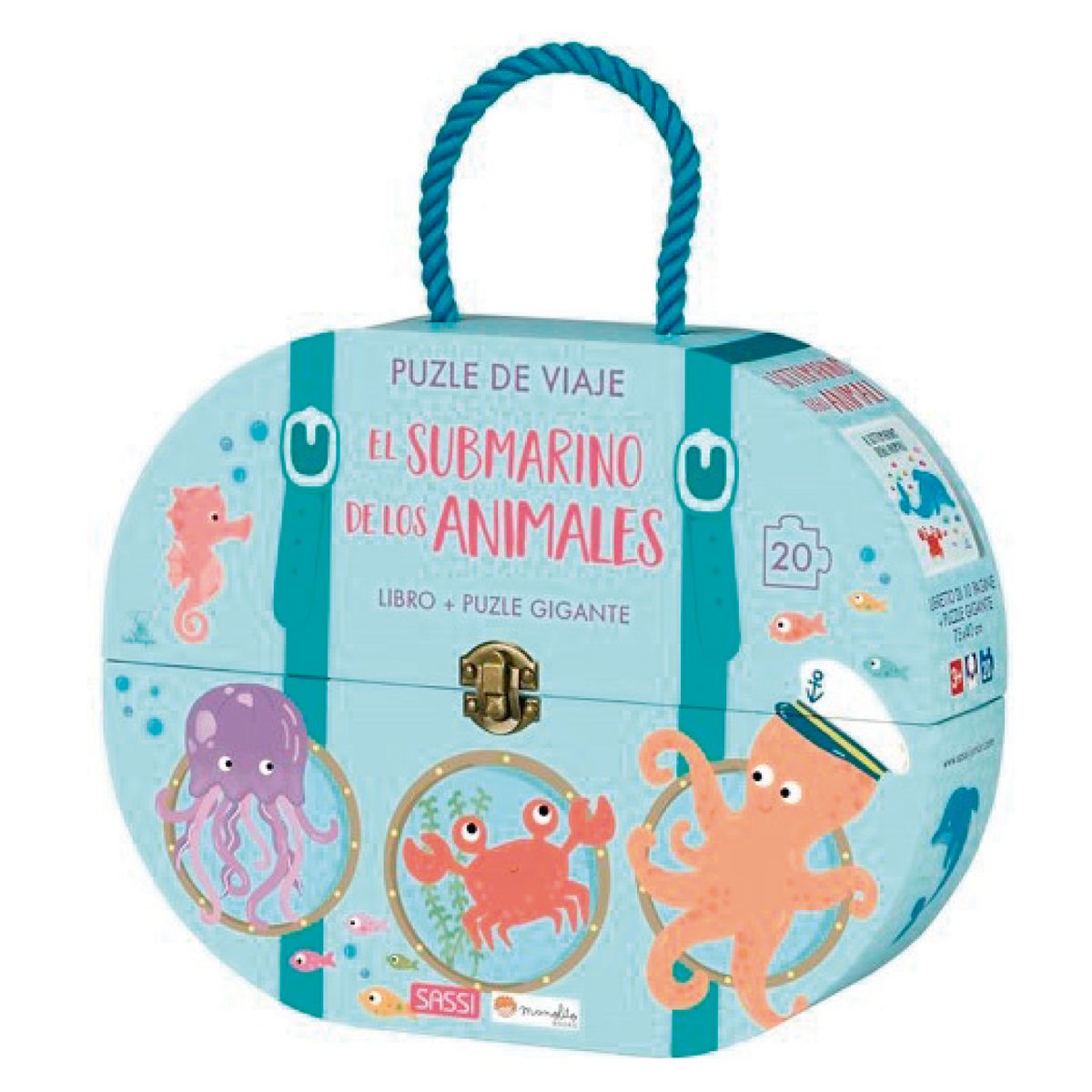 MANOLITO BOOKS - Libro y Puzzle El Submarino De Los Animales