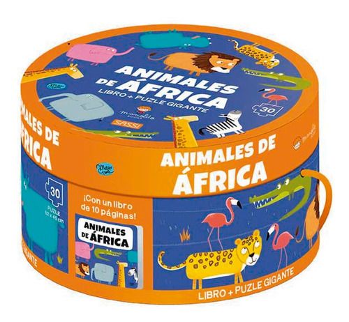 Libro Y Puzzle Los Animales De Africa