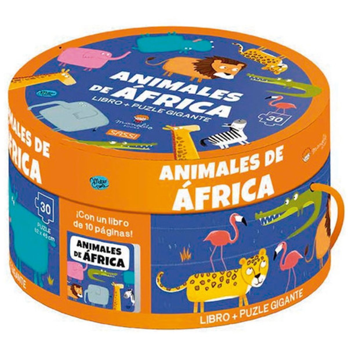 MANOLITO BOOKS - Libro y Puzzle Los Animales De África